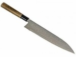 Нож кухонный Gyuto (ШЕФ) Damascus 240 мм лезвие, Aogami #2, HONMAMON