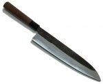 Нож кухонный Gyuto (ШЕФ) 240 мм лезвие, HRC61, Aogami #2, HONMAMON