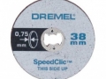 Круг отрезной по металлу DREMEL SpeedClic SC409 (5 шт)